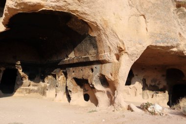 Merkez Anadolu 'daki Kapadokya' da benzersiz jeolojik oluşumlar Selime Aksaray Türkiye