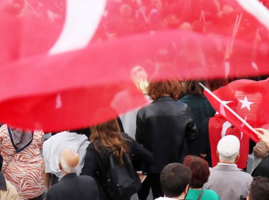 Türkiye 'nin Konya kentinde düzenlenen mitinge ait fotoğraflar