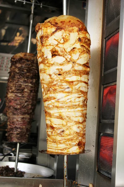 Turecki doner kebab restaurant — Zdjęcie stockowe