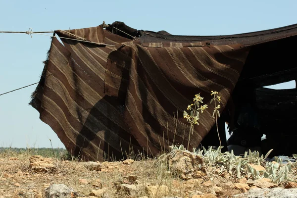 Tentes nomades en poils de chèvre — Photo