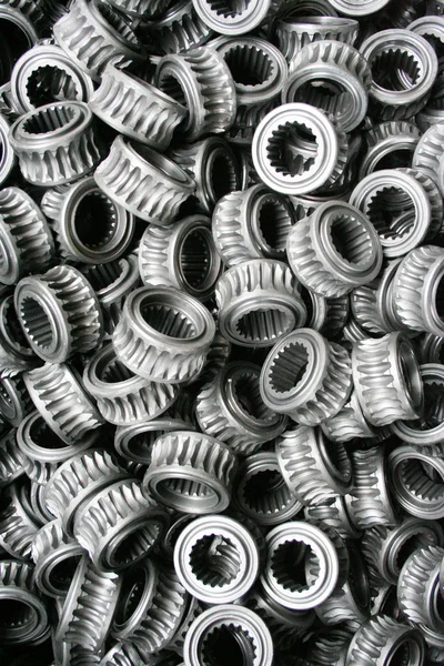Cilindros de metal recém-construídos — Fotografia de Stock