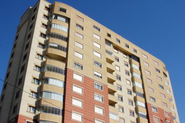 Modern apartmanın arka plan