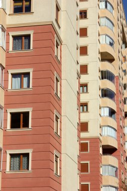 Modern apartmanın arka plan