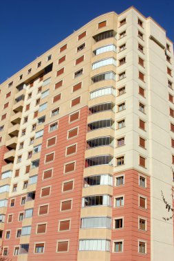 Modern apartmanın arka plan