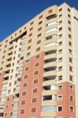 Modern apartmanın arka plan