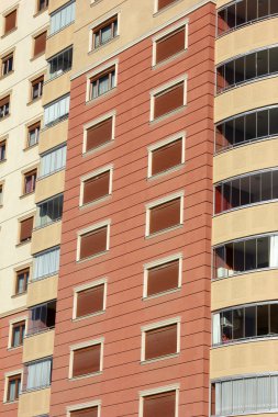 Modern apartmanın arka plan