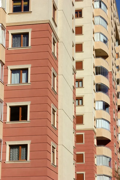 Moderno apartamento edifício fundo — Fotografia de Stock