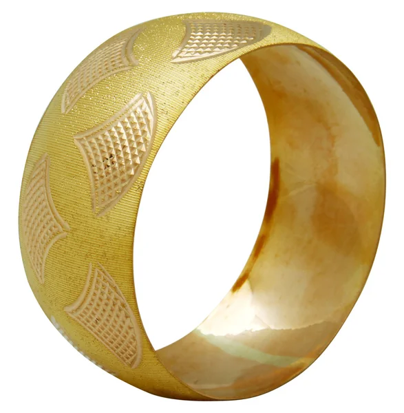 Schillernde goldene Armbänder Hintergrund — Stockfoto