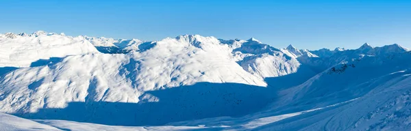 Panorámás Téli Táj Dolomitok Hegyek Északkelet Olaszországban — Stock Fotó