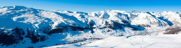 Paisagem Panorâmica Inverno Das Montanhas Dolomitas Nordeste Itália — Fotografia de Stock