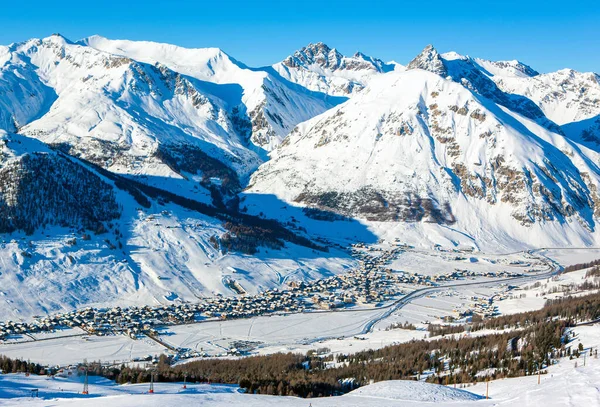 Krásná Zimní Krajina Dolomitských Hor Severovýchodní Itálii — Stock fotografie