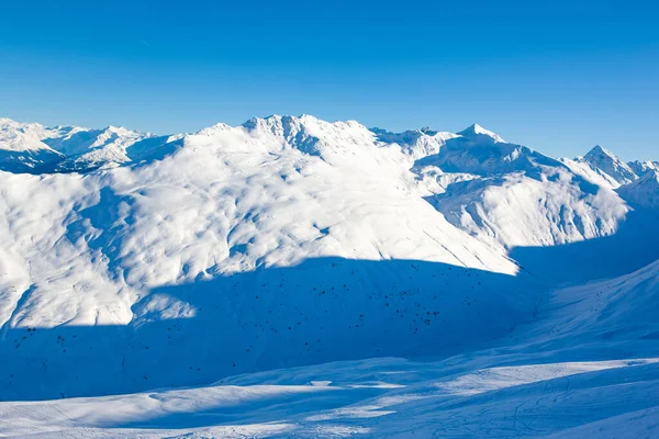 Όμορφο Χειμερινό Τοπίο Των Βουνών Των Δολομιτών Στη Βορειοανατολική Ιταλία — Φωτογραφία Αρχείου