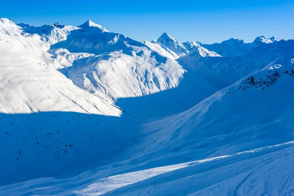 Prachtig Winterlandschap Van Dolomieten Het Noordoosten Van Italië — Stockfoto