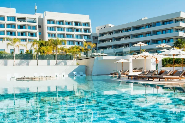 Limassol Chypre Mai 2021 Piscine Dans Hôtel Moderne Luxe Sur — Photo