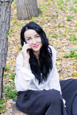 Hücresel sonbahar Park tarafından söz esmer