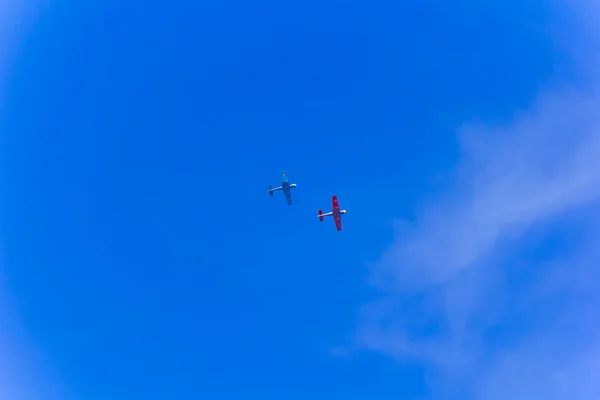 Два военных самолета — стоковое фото
