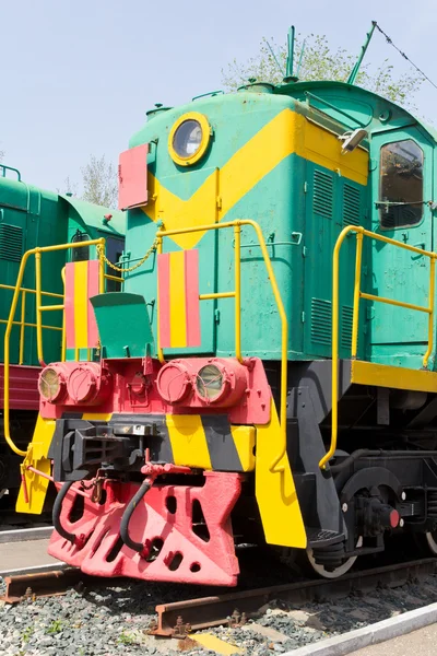 Spoor weg locomotief — Stockfoto