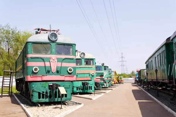 Locomotora ferroviaria de carretera —  Fotos de Stock