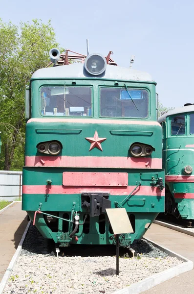 Locomotive ferroviaire routière — Photo