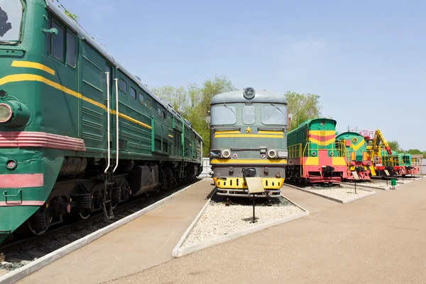 Locomotora ferroviaria de carretera —  Fotos de Stock