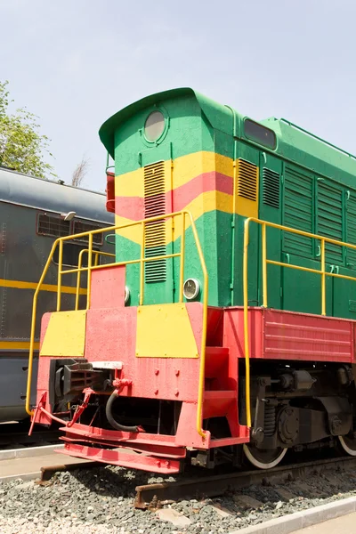 Locomotora ferroviaria de carretera — Foto de Stock