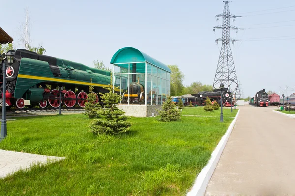 Old rail road locomotive — Stock Photo, Image