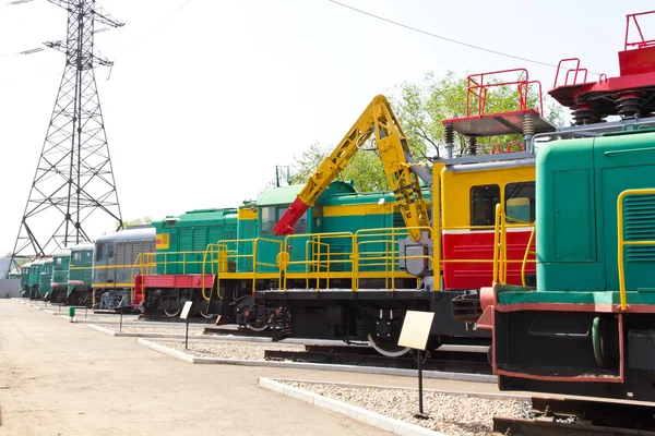 Locomotora ferroviaria de carretera — Foto de Stock