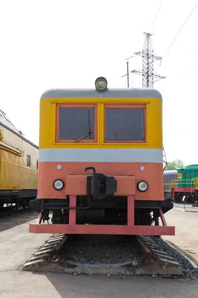 Locomotiva rodoviária ferroviária — Fotografia de Stock