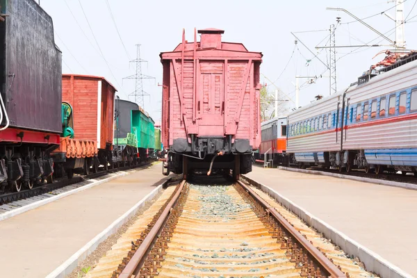 Autocarro rodoviário ferroviário — Fotografia de Stock