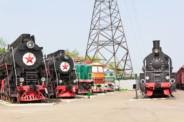 Rail road locomotive — Stock Photo, Image