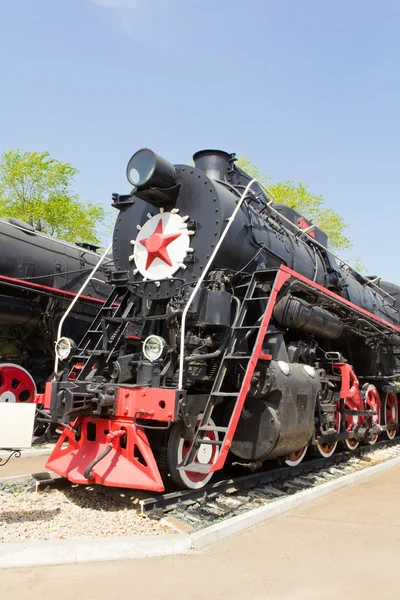 Locomotora ferroviaria de carretera — Foto de Stock