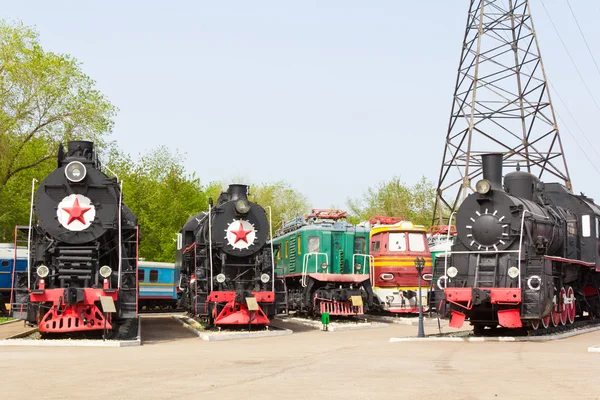 Rail road locomotive — Stock Photo, Image