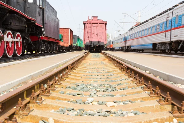 Camino del tren viejo —  Fotos de Stock