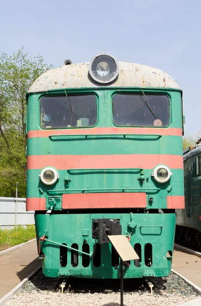 Lokomotif tren yolu — Stok fotoğraf