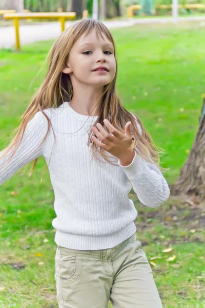 Cute playing girl — Stock Photo, Image