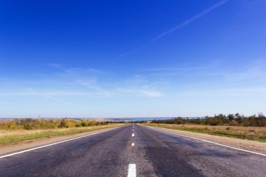 Landscape with road perspective
