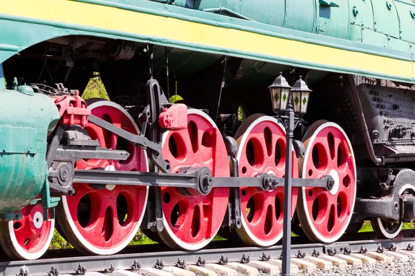 Oude trein wiel — Stockfoto