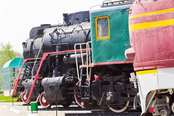 Locomotora ferroviaria de carretera — Foto de Stock