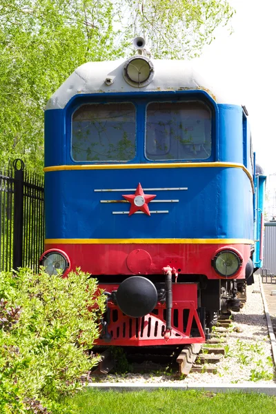Locomotive ferroviaire routière — Photo