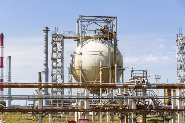 Raffinaderiet reservoarer — Stockfoto