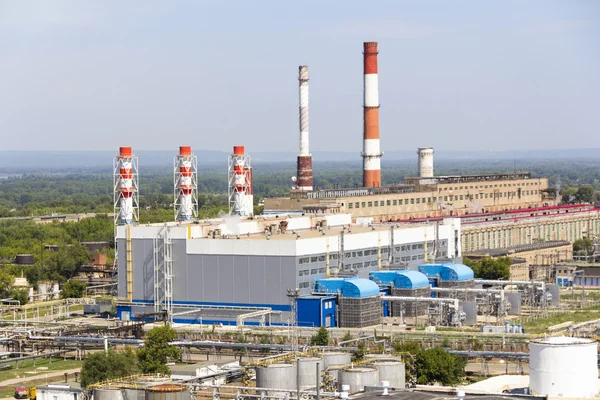 Rus rafineri duman karmaşık Telifsiz Stok Fotoğraflar