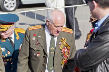 Rus Albay kutlama yıllık zafer d geçit töreninde