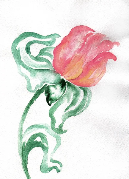 Watercolor flower — Stock Photo, Image