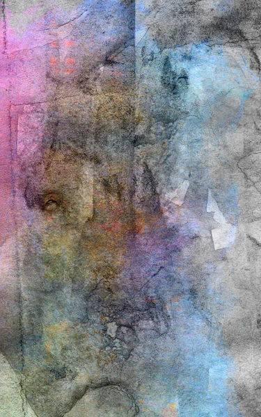 Abstrakte Grunge-Textur mit Farbspritzern — Stockfoto