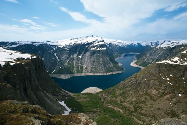 Norveç'te Ringedalsvatnet Gölü