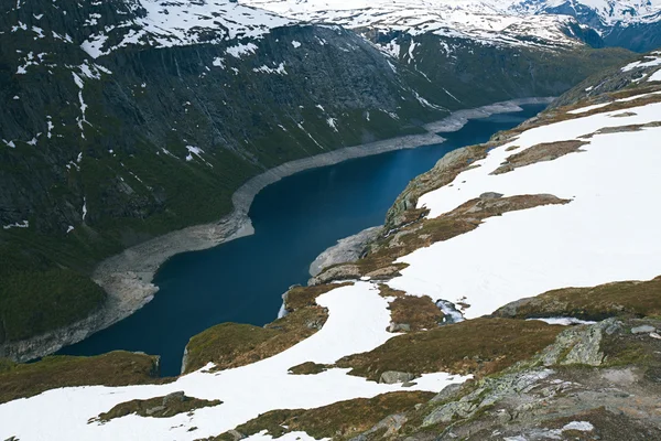 Norveç'te Ringedalsvatnet Gölü — Stok fotoğraf