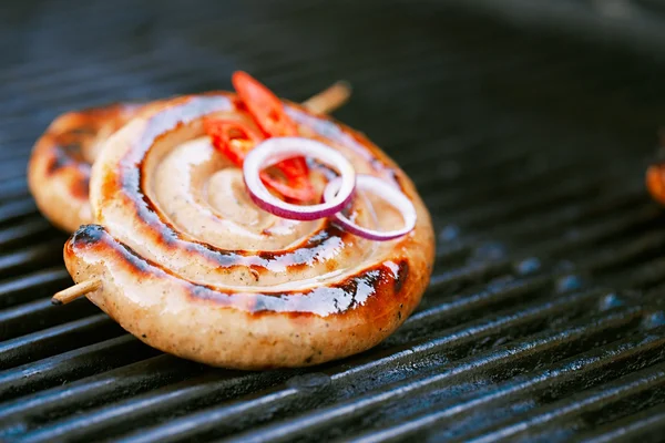 Sperrige Wurst, Spiralschwein — Stockfoto