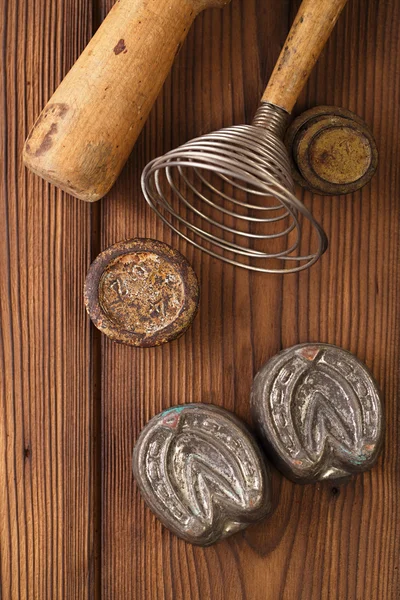 Ferramentas de cozinha retro — Fotografia de Stock