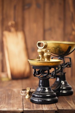 ağırlıkları Vintage mutfak terazisi