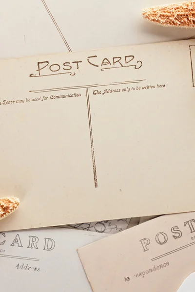 Vintage post cards pano de fundo — Fotografia de Stock